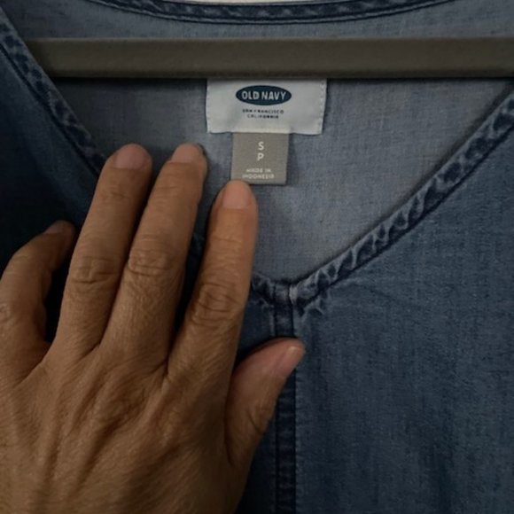 Old Navy Chambray dress size small - Picture 2 of 5